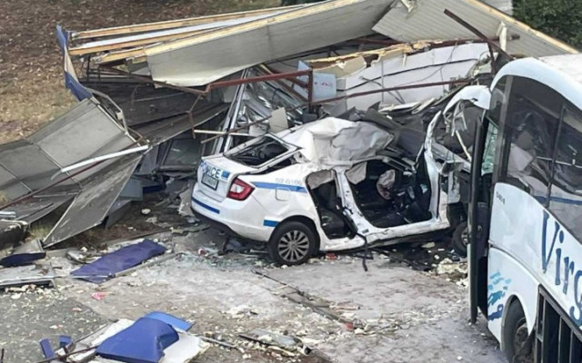 Сириецът, който се вряза с рейс в патрулка и уби двама полицаи, се оказа пълнолетен