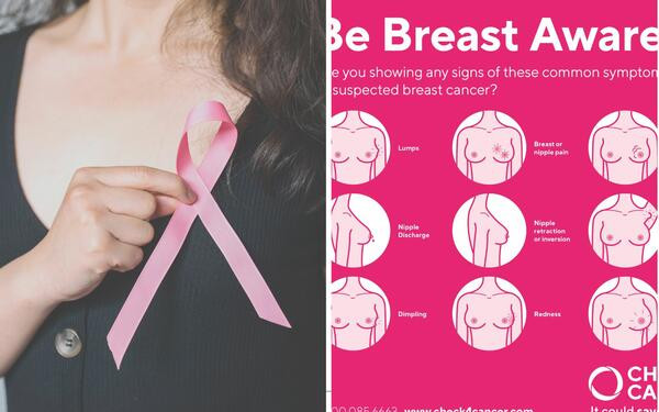 Заедно в розово: Знаци и симптоми на рак на гърдата