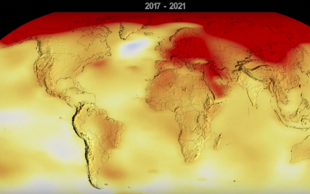 НАСА и ООН показаха с ВИДЕО климатичните промени на Земята от 1880 г. насам
