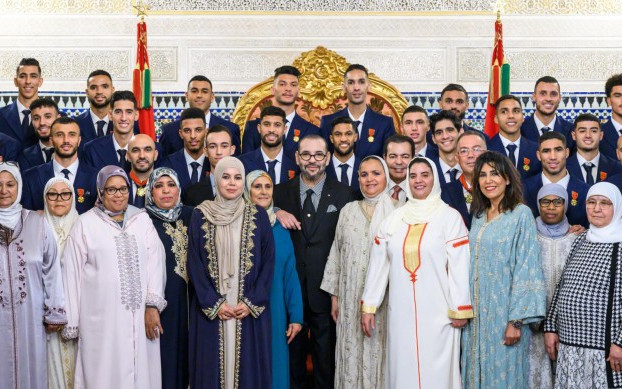 Кралят на Мароко посрещна футболните герои, които бяха топ изненадата на Мондиала