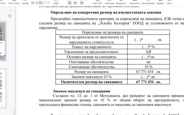 67 милиона лева глоба за Лукойл България за злоупотреба с монопол! Бълха ги ухапала