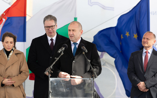 Президентите Радев и Вучич дадоха старт на изграждането на междусистемната газова връзка „България-Сърбия“