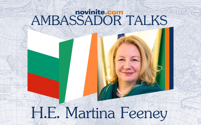 Ирландският посланик Фийни: 20 обекта в България ще светят в зелено за Деня на Св. Патрик #AmbassadorTalks