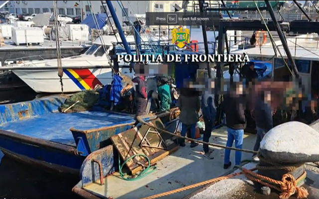 Задържаните 10 БГ моряци в румънски води: Снимки и ВИДЕО кадри от акцията