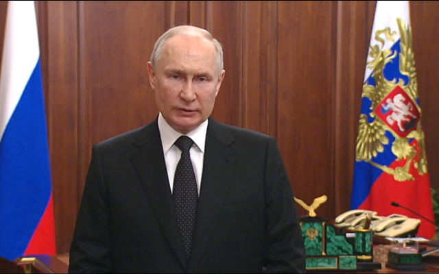 Путин: Всички, поели по пътя на предателството, неминуемо ще понесат наказание