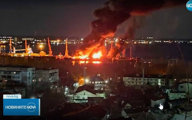 Украйна унищожи кораб на руския флот в Крим