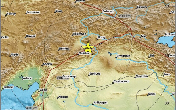 Земетресение разтърси Турция