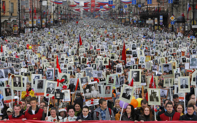 Отмениха шествието на "Безсмъртния полк" в Русия от съображения за сигурност