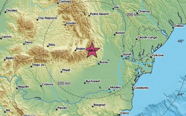 Земетресение пак разлюля Вранча