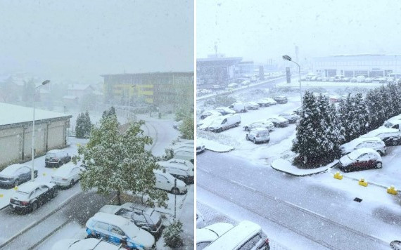 Сняг вали на по-малко от 500 км. от София