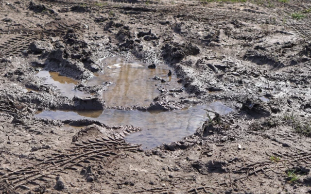 Кал вместо улици в „Малинова долина“