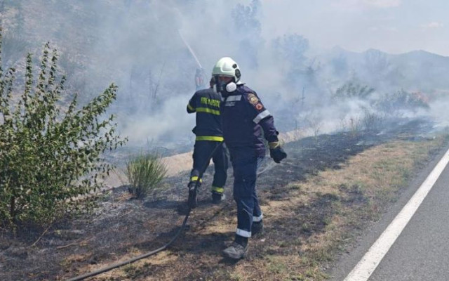 Два пожара избухнаха край Подбалканския път