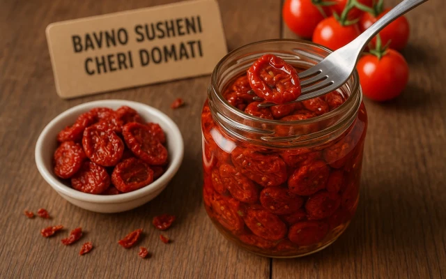 Бавно сушени чери домати: Идеалният начин за съхранение