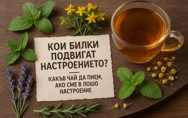 Билки, които повдигат настроението – какъв чай да пием, когато сме в лошо настроение