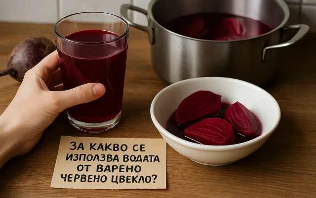 За какво се използва водата от варено червено цвекло?