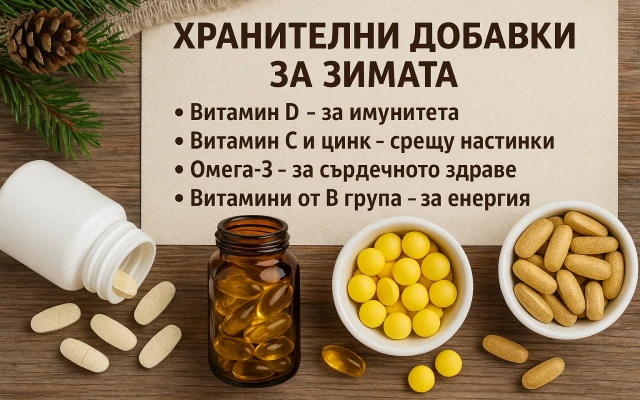 Хранителни добавки и витамини през зимата: Съвети за поддържане на имунитета