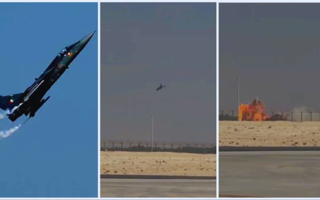 Индийски изтребител се разби на авиационното изложение в Дубай, пилотът загина