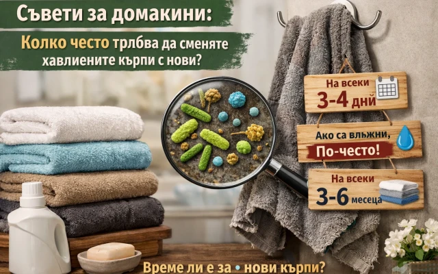 Съвети за домакини: колко често трябва да смените хавлиените кърпи, за да имате свеж дом и здрава кожа