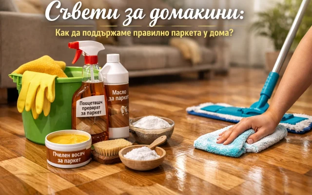 Съвети за домакини: Как да поддържаме правилно паркета у дома?