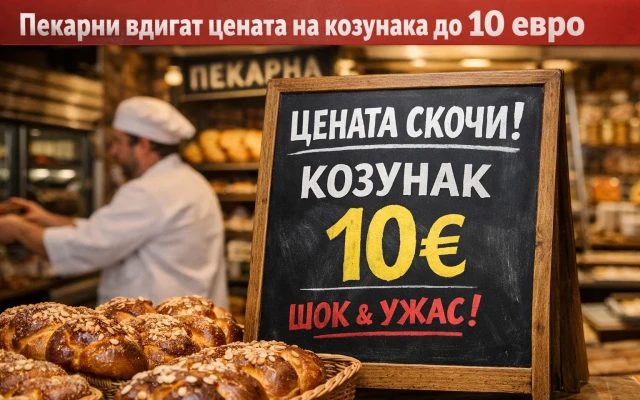 Пекарни вдигат цената на козунака до 10 евро