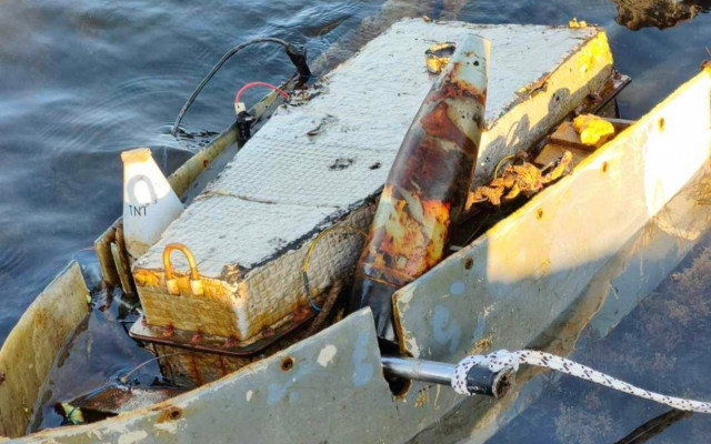 Военни унищожиха плаващ дрон със снаряди край Синеморец