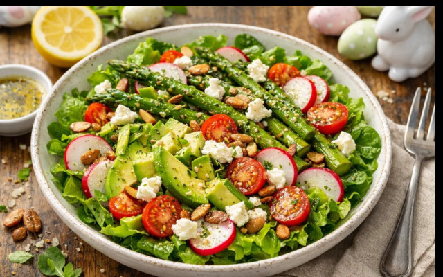 Как да направя зелената салата по-вкусна, различна и питателна на този Великден