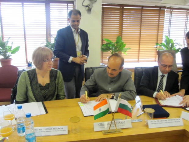 България и Индия ще си сътрудничат в здравеопазването