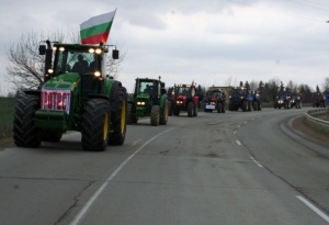 Тракторите заеха позиции в София