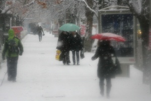 В София вали сняг