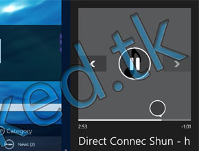 Снимки на музикалния плеър на Windows 8