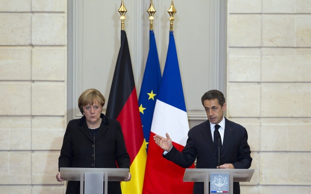Саркози отстъпи пред Меркел за еврооблигациите