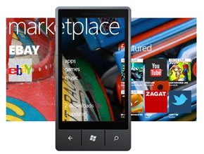 Windows Phone Marketplace с над 55 000 приложения