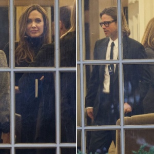 Брад Пит и Анджелина на гости на Обама