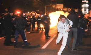 Насилствени протести в Букурещ