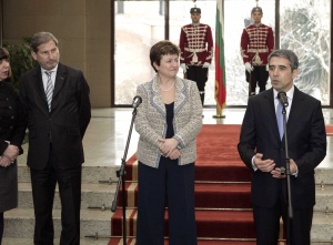 Кристалина към президента: Вашият късмет е късмет за България