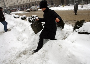93-ма в „Пирогов“ заради снега