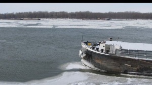 Дунав замръзна при Силистра