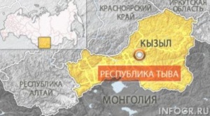 Река преля след силно земетресение в  Русия