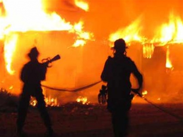 Деветчленно семейство изгоря край Москва