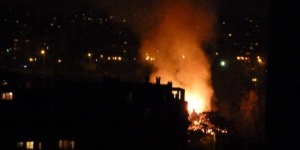 Хамбар и два микробуса изгоряха в Катуница