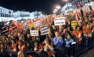 Испанците на бунт срещу реформите в трудовата сфера