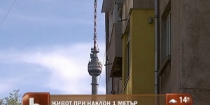 12-етажен блок в Русе под опасен наклон