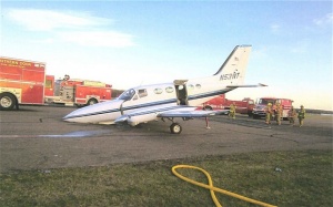 80-годишна американка приземи самолет, съпругът й получил инфаркт