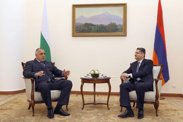 Борисов предлага бизнес форум България–Армения