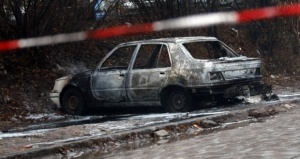 Автомобил изгоря в Благоевград