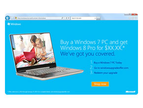 Промоция на Microsoft позволява закупуването на Windows 8 за 14,99 долара