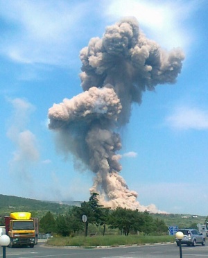 Взривовете край Сливен – в частен склад за боеприпаси