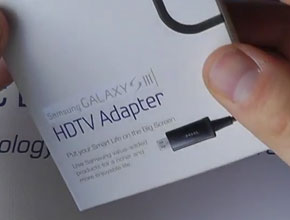 Samsung Galaxy S III работи със специален MHL-HDMI адаптер
