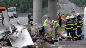 Тежка катастрофа на автобус в Хърватия уби 7 чехи, сред които и дете