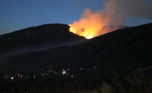 Оперативният щаб за пожара на Витоша заседава в Бистрица